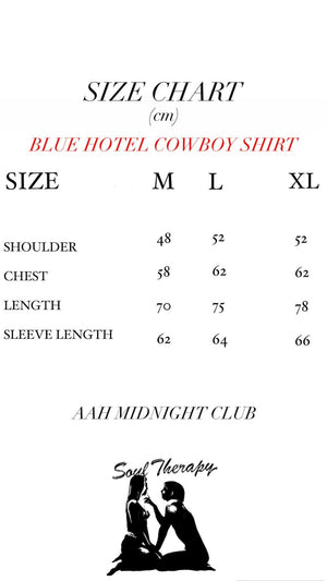 Blue Hotel Cowboy Shirt