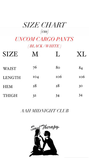 Uncom White Cargo Pants