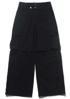 Uncom Black Cargo Pants