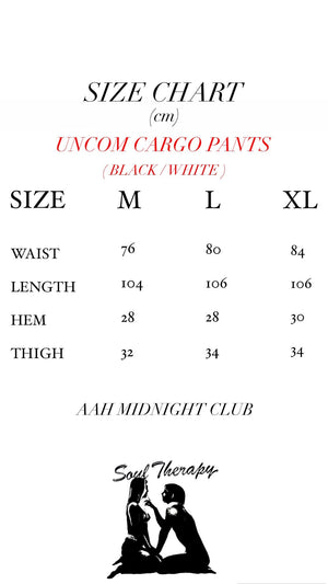 Uncom Black Cargo Pants