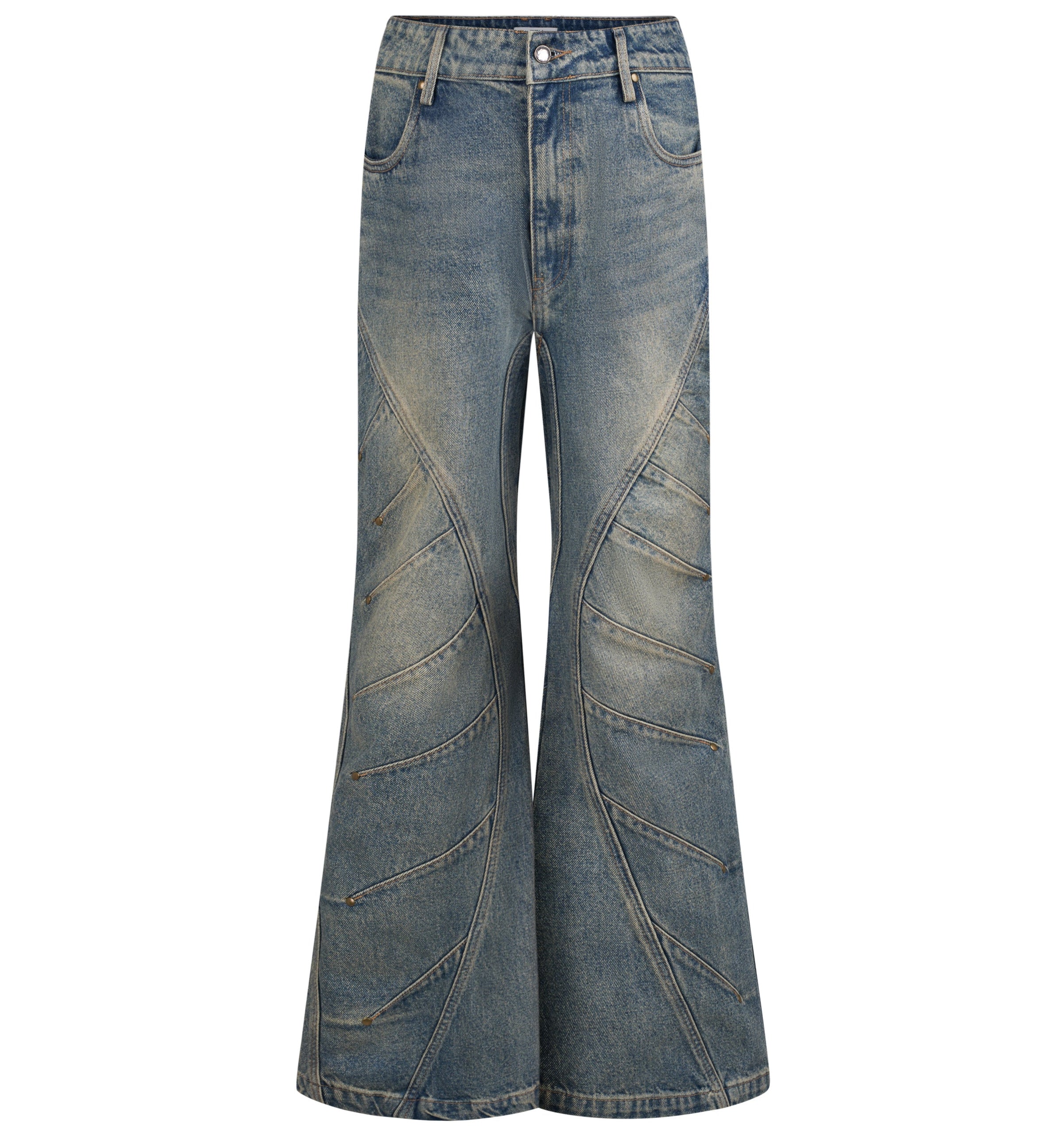 Blue Good Track Flared Jeans