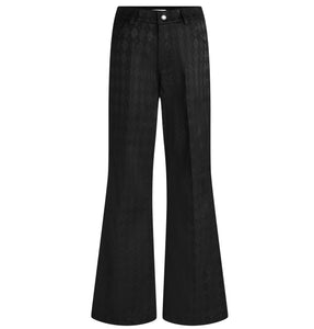 Black Argyle Fancy Trousers