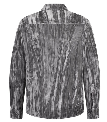 Adore Velvet Shirt (Gray)