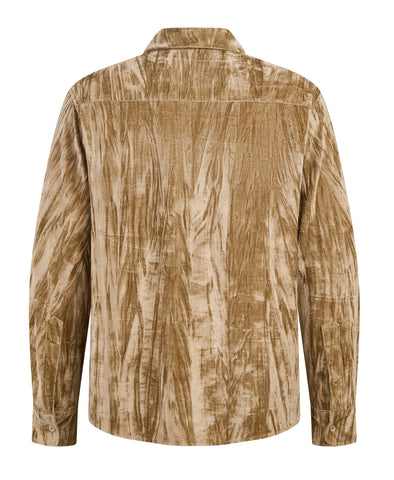 Adore Velvet Shirt (Beige)