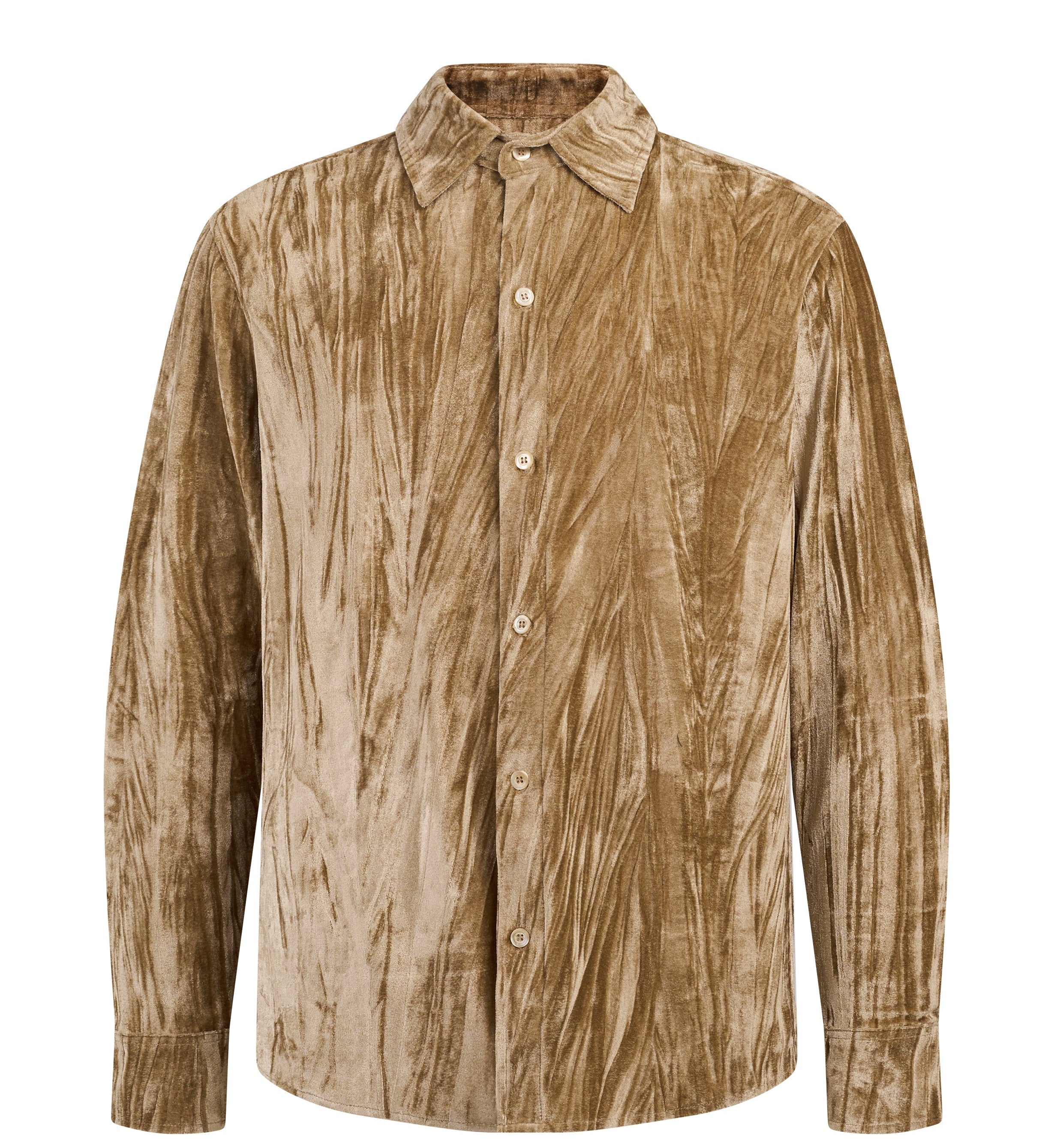 Adore Velvet Shirt (Beige)