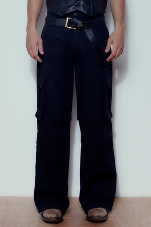 Aarhon Pantalon cargo - black/noir 