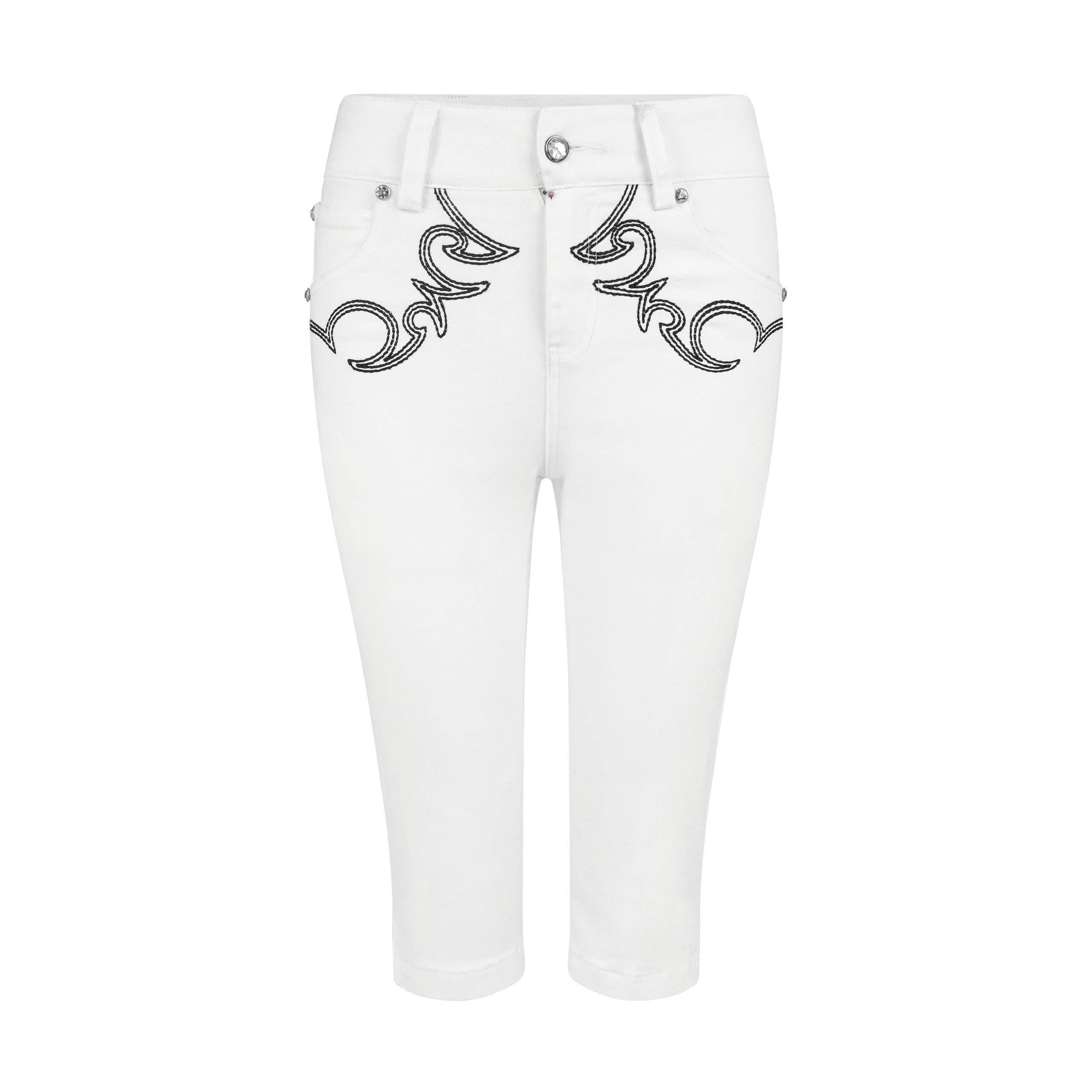 Easy White Capri Pants